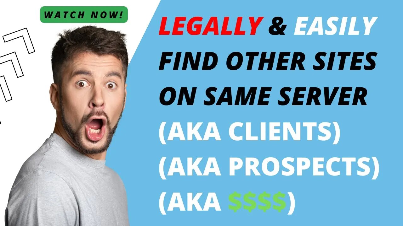 Legally & Easily Find Other Sites or "Client Prospects" On Same Server or "Company"
