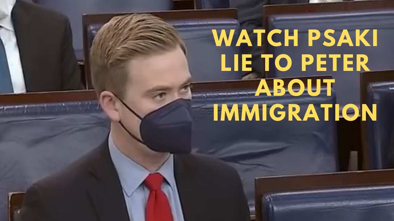 Immigration- Why is there Large # of Adult Men Being Released Into the US?? Watch Psaki LIE