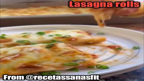 Lasagna rolls that will change your life | @recetassanasfit_ on IG