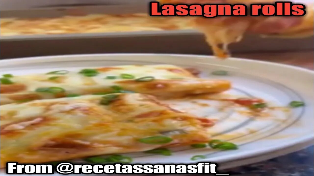 Lasagna rolls that will change your life | @recetassanasfit_ on IG