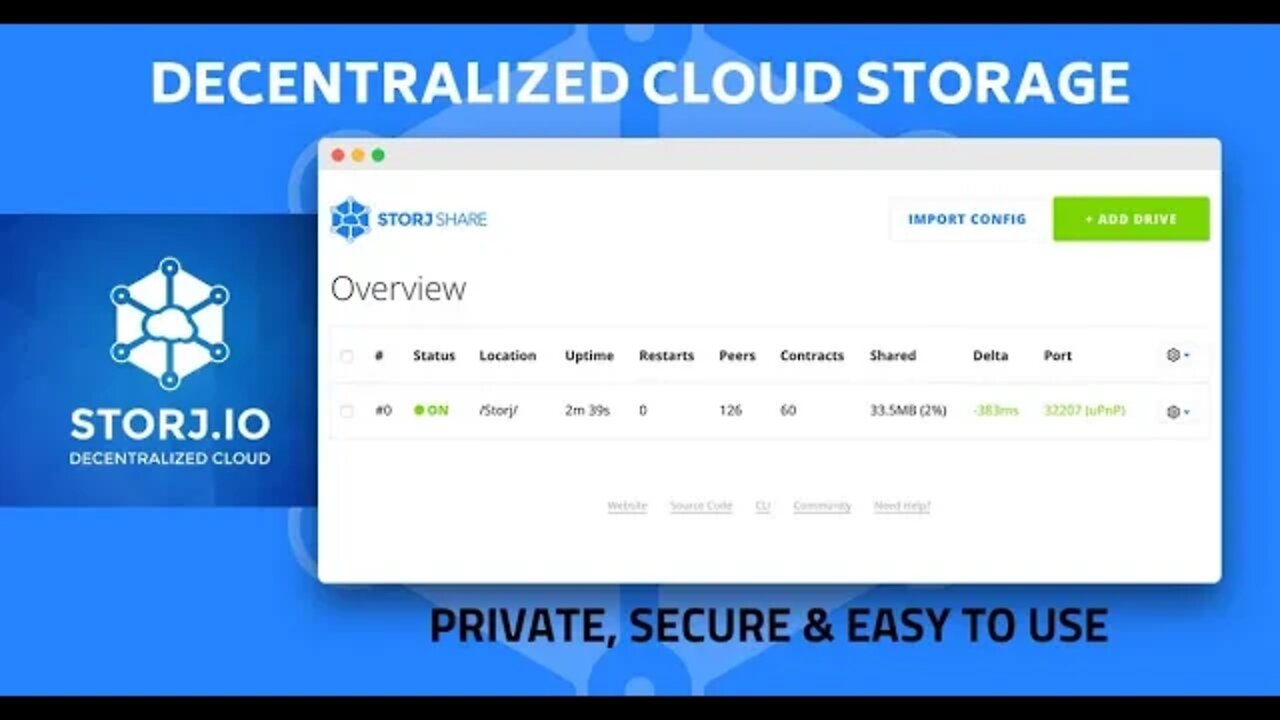 How To Provide Decentralized Storage on Storj from a Hive OS Rig