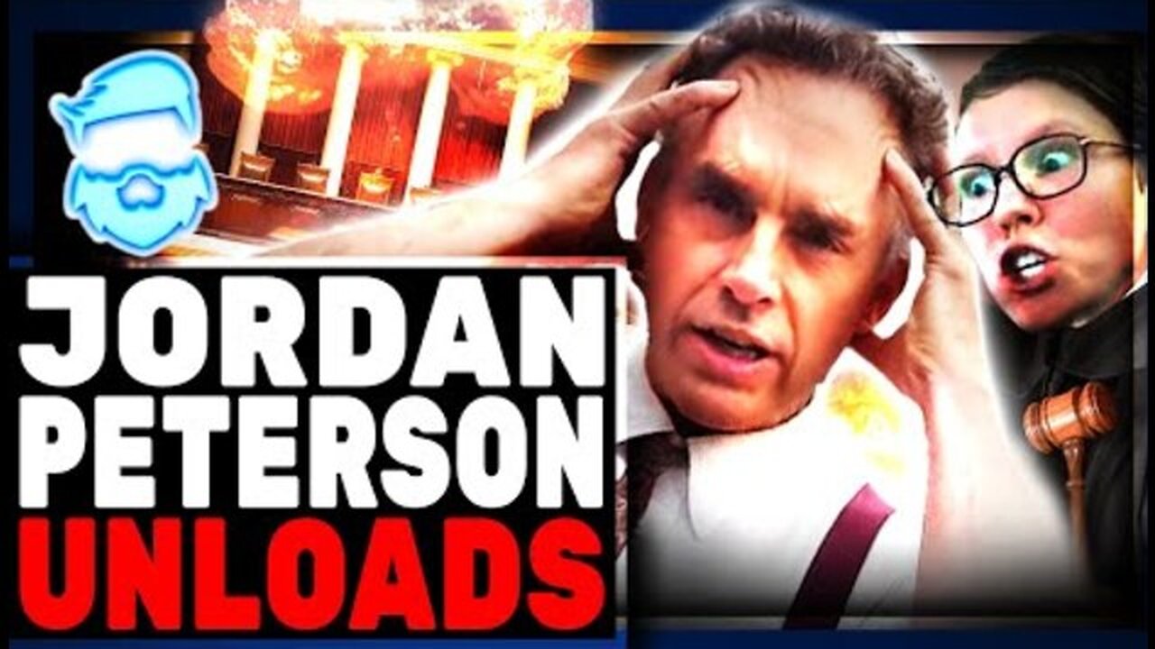 JORDAN B PETERSON EXPLODES IN RESPONSE TO LOSING HIS COURT CASE WAR IS COMING & FREE SPEECH AT STA..