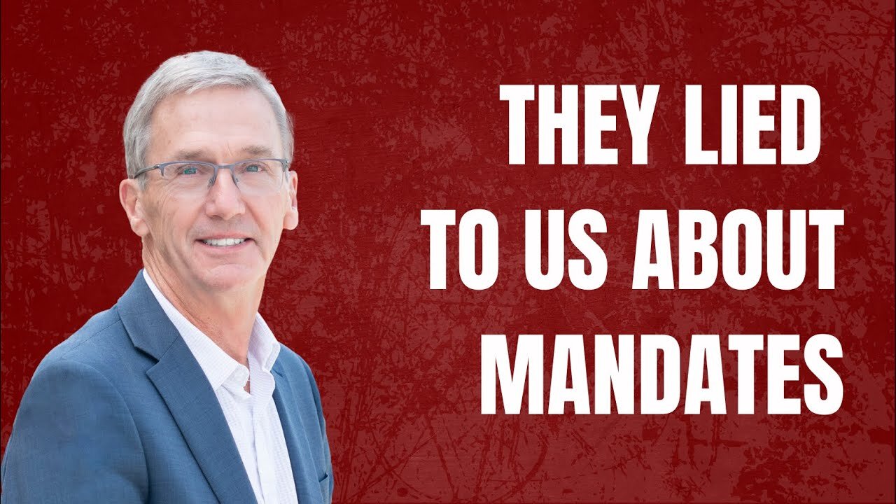 Dr. Scott Jensen - They Lied to Us About Vaccine Mandates