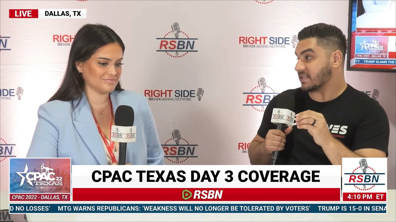 CPAC 2022 in Dallas, Tx | Drew Hernandez Interview | Host of ‘FRONTLINES’ Powered By TPUSA 8/6/22