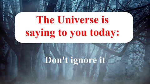 The Universe is saying to you today || Universe message for you today