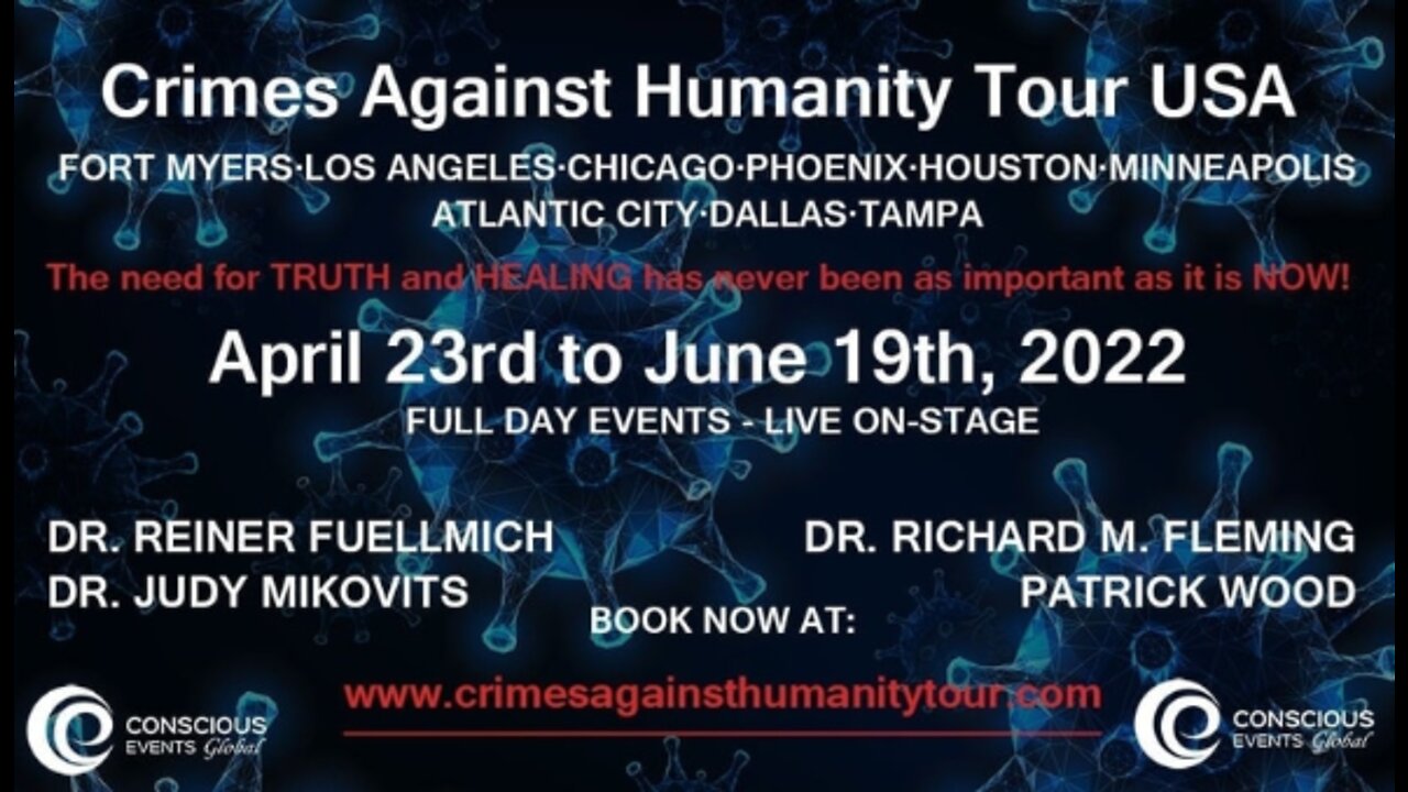Reiner Fuellmich At Fort Myers - Crimes Against Humanity Tour In US.