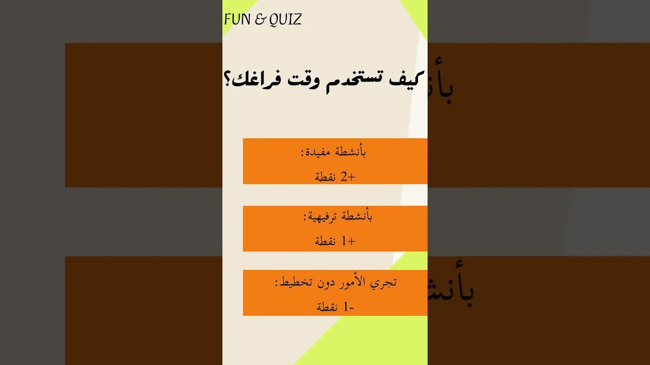 تحليل شخصي لنمط تنظيم الوقت| اختبار بسيط ومميز لمعرفة نمطك |#تحليل_الشخصيه