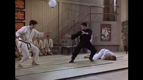 Cross kick Studio Films Bruce Lee picture from iron side