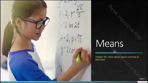 8th Grade Math Lessons | Unit 6 | Means | Lesson 6.1 | Three Inquisitive Kids