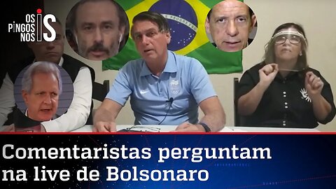 EXCLUSIVO: Entrevista durante a live de Jair Bolsonaro de 03/09/20