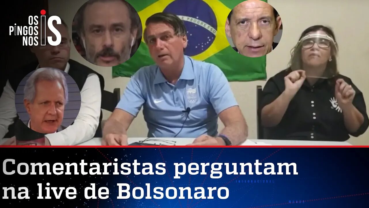 EXCLUSIVO: Entrevista durante a live de Jair Bolsonaro de 03/09/20
