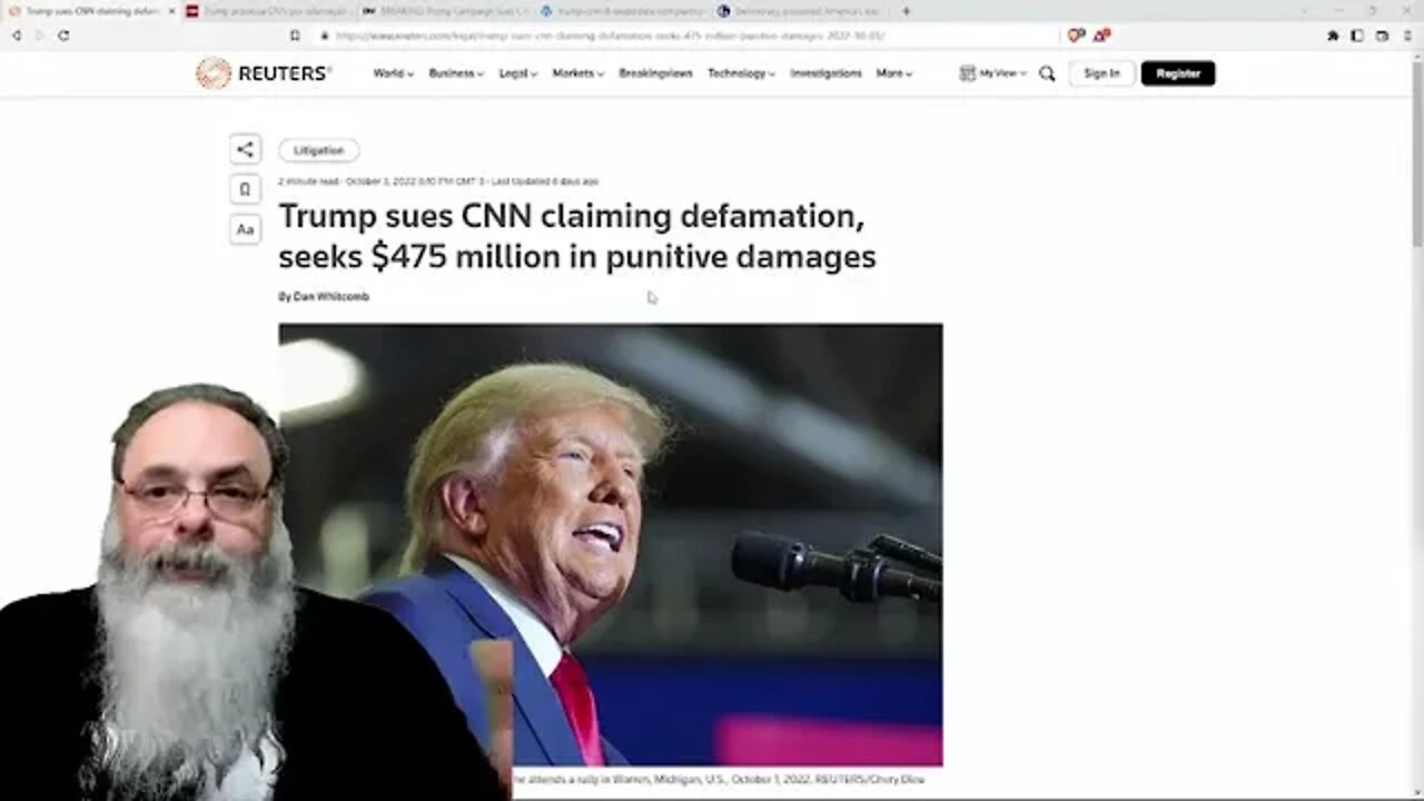 TRUMP processa a CNN pedindo INDENIZAÇÃO por CAMPANHA de DIFAMAÇÃO que ATRAPALHOU ELEIÇÃO