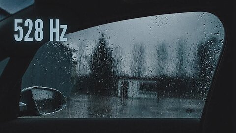 528 Hz | Sons de Chuva no Carro para Dormir, Relaxar e Meditar