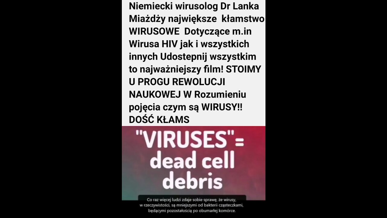 Dr. Lanka "Czy-m są Wirusy?"