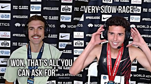 Joe Klecker and Grant Fisher 10000m championships *Post race interview*