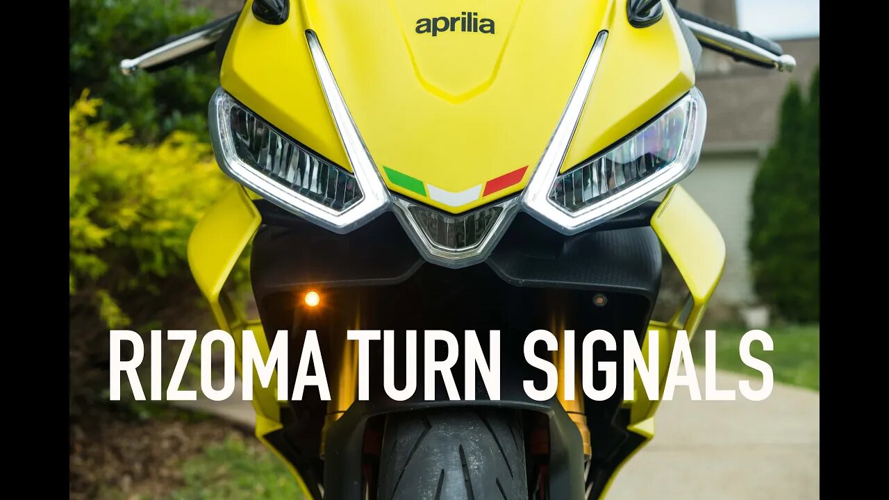 Rizoma LED Light Unit Turn Signals on Aprilia RS 660 (INSTALL)