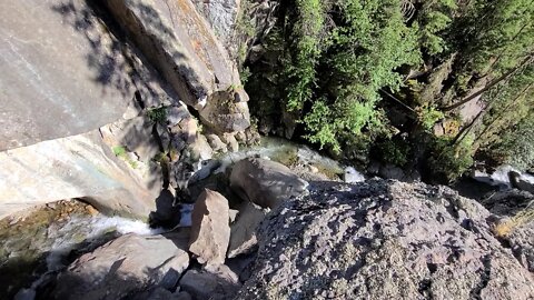 Secret Waterfall 120' Drop Off 360 Panoramic View, Amazing