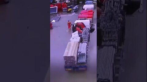 Bizarre Unloading Accident.