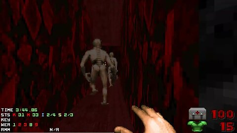 Doom 2 Triangulum Level 16 UV with 103% in 7:39