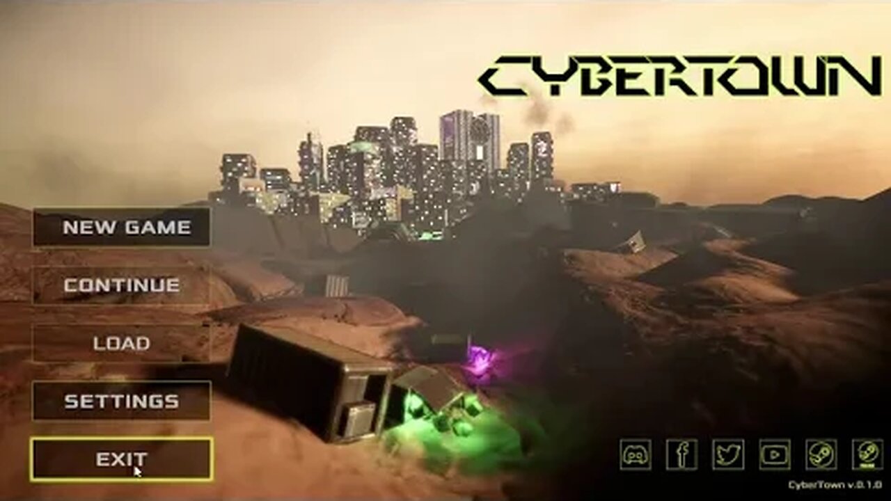 CyberTown (Steam demo, gameplay)