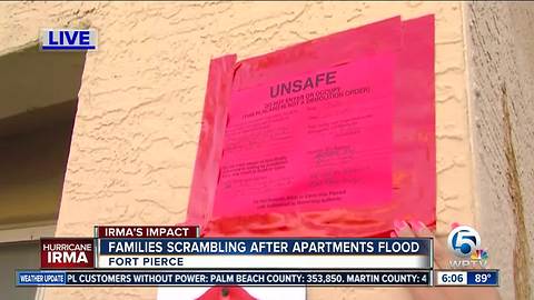 Residents of Sabal Chase Apartments in Fort Pierce have 48 hours to evacuate