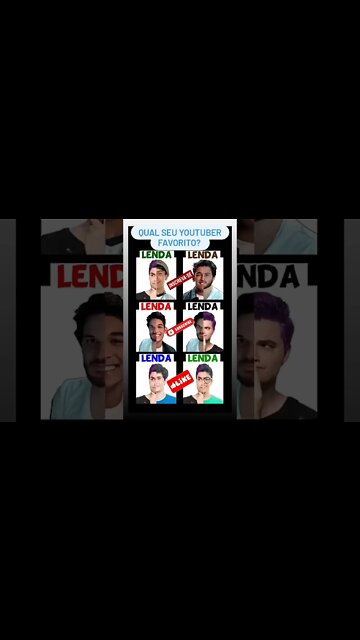 PAUSE NA HORA CERTA. QUAL SEU YOUTUBER FAVORITO? #shorts