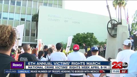 6th annual crime victims' rights march