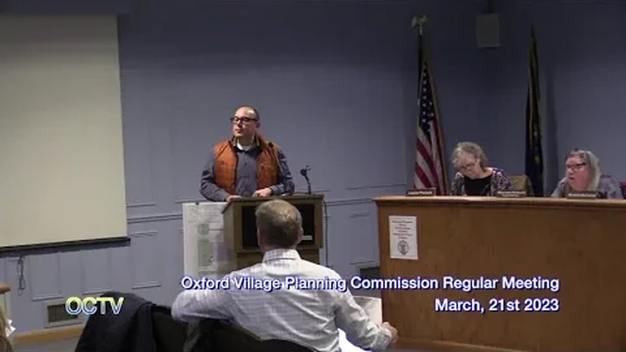 Oxford Village Planning Commission Regular Meeting: March, 21st 2023