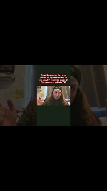 #freshandfit believe the #bubble they live in represents all of the world #bbl #highvalueman #miami