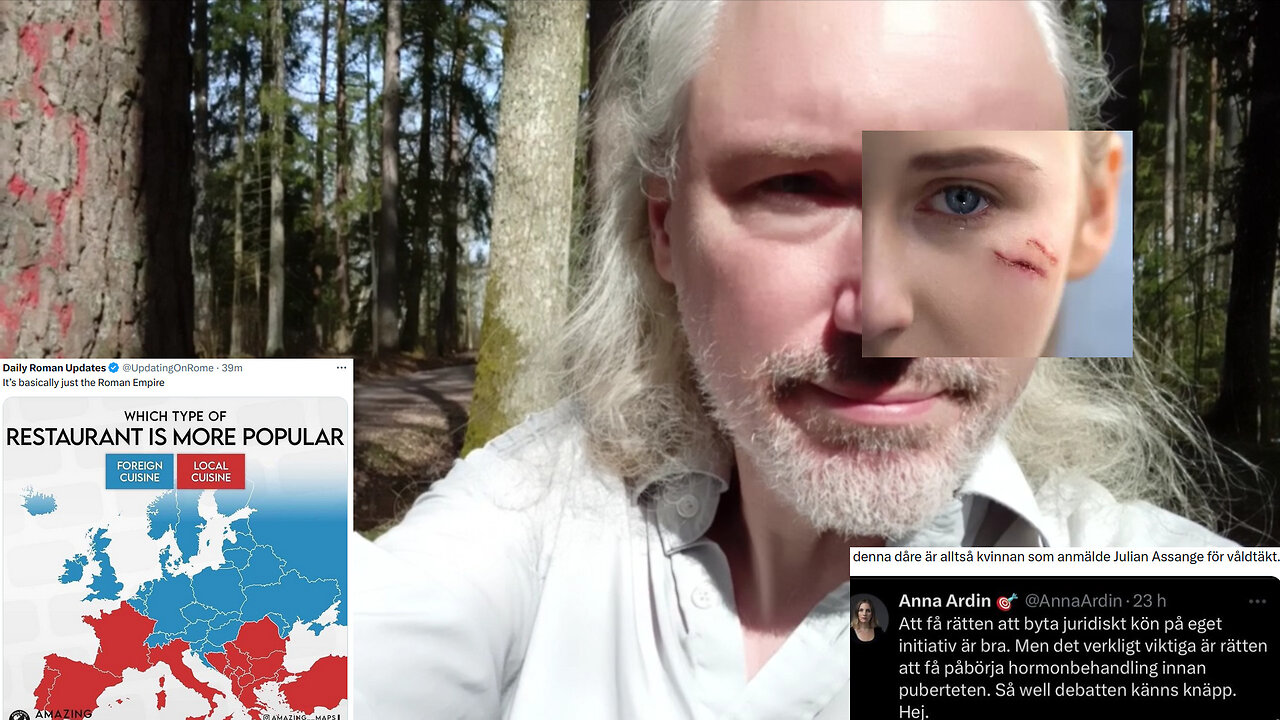 Elon vs Alexandre. Månen, Mars, rymdlasrar. Medelhavets människosmugglare. DCA = Könsbytarlagen