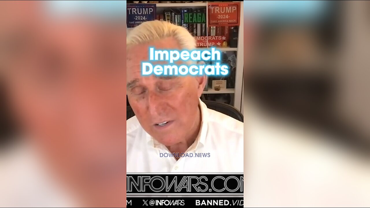 Alex Jones & Roger Stone: Democrats Confess Their Crimes by Accusing Trump - 4/12/24