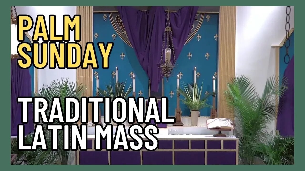 Palm Sunday - Traditional Latin Mass - Apr. 2, 2023