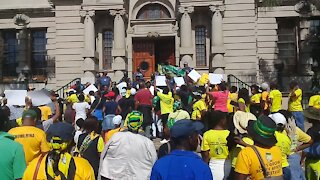 SOUTH AFRICA - Durban - City Hall protest (Videos) (HHi)