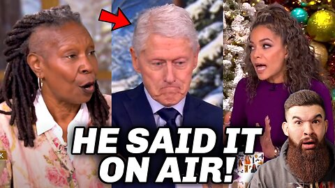 The View STUNNED as Bill Clinton ADMITS This On-Air