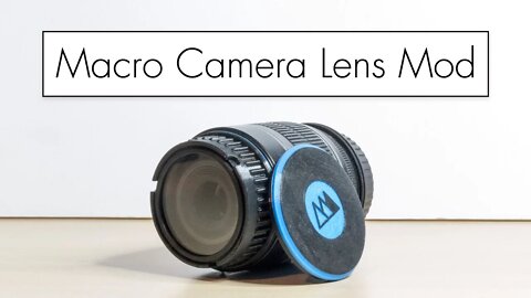 A 3D Printed Macro Lens Mod for My Camera