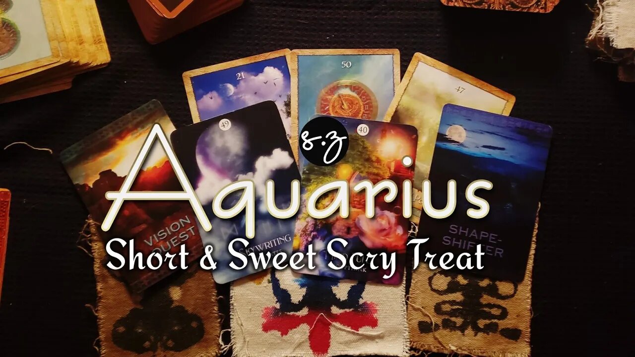 Aquarius 🎁 Solstice Scrolls & Holiday Tarot Treat (5 min ish)
