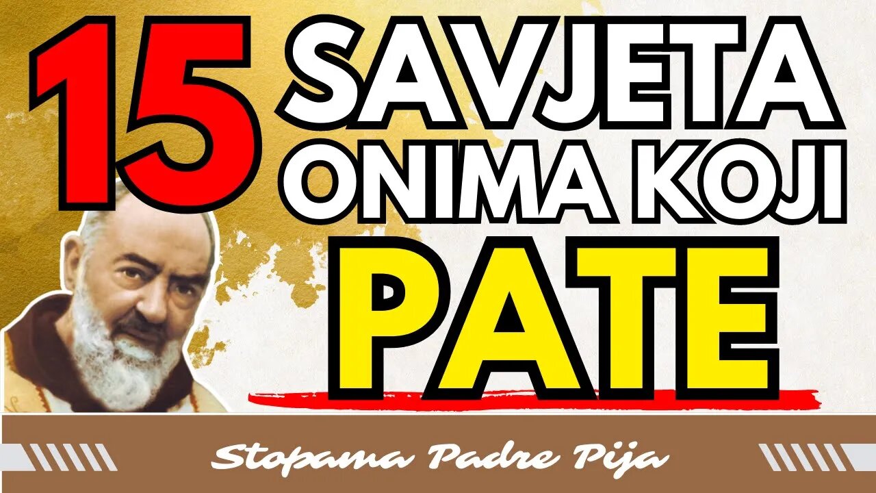 15 savjeta onima koji pate