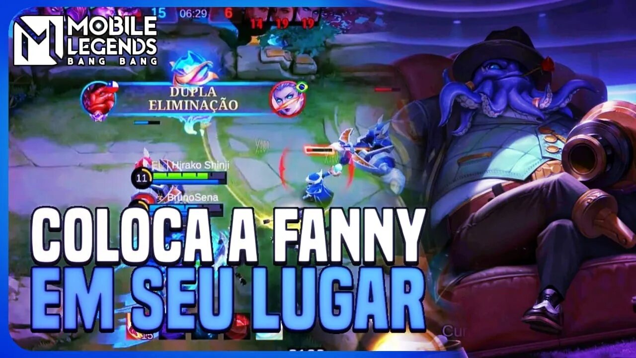 ESSE HERÓI AMASSA FANNY MUITO FÁCIL!!! | BANE | MLBB