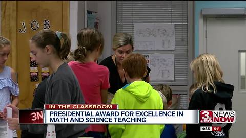 In the Classroom: Swanson Elementary teacher wins presidential award of excellence