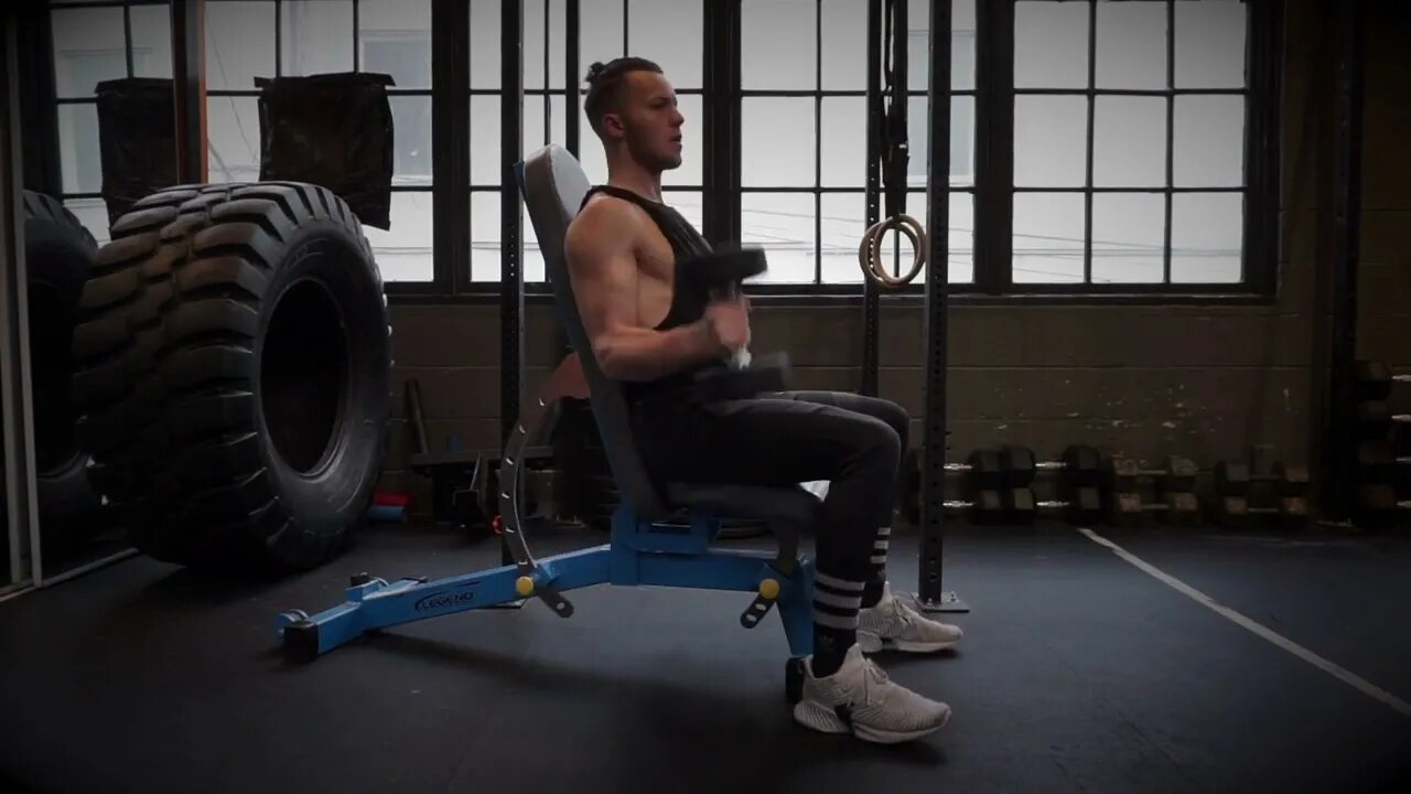 Dumbbell Bicep Curl Exercise Tutorial