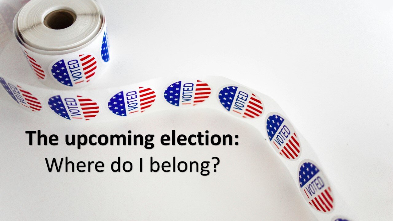 Sermon Only | The upcoming election: Where do I belong? | August 25, 2024