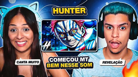 HUNTER - Akaza (Kimetsu no Yaiba) | O Terceiro Luar | [React em Casal] 🔥