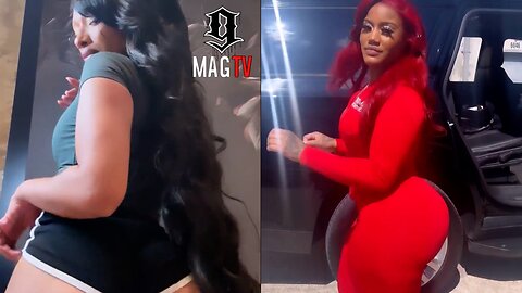 Megan The Stallion & Jhonni Blaze Take On The Wanna Be Challenge! 🍑