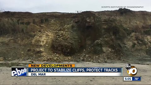 Construction starting September to stabilize Del Mar cliffs