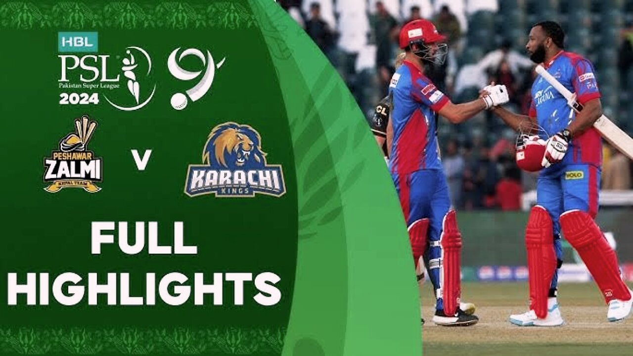 PSL 9 2024 || 6th Match Highlights || PZ vs Kk