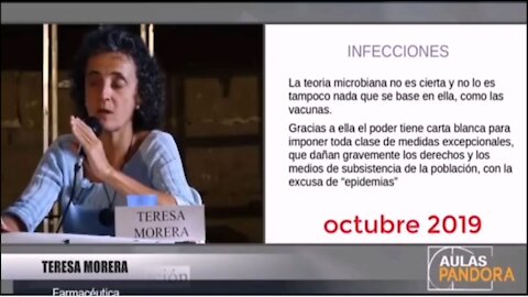 Octubre de 2019 - Teresa Morera predijo toda la crisis Plandemica actual