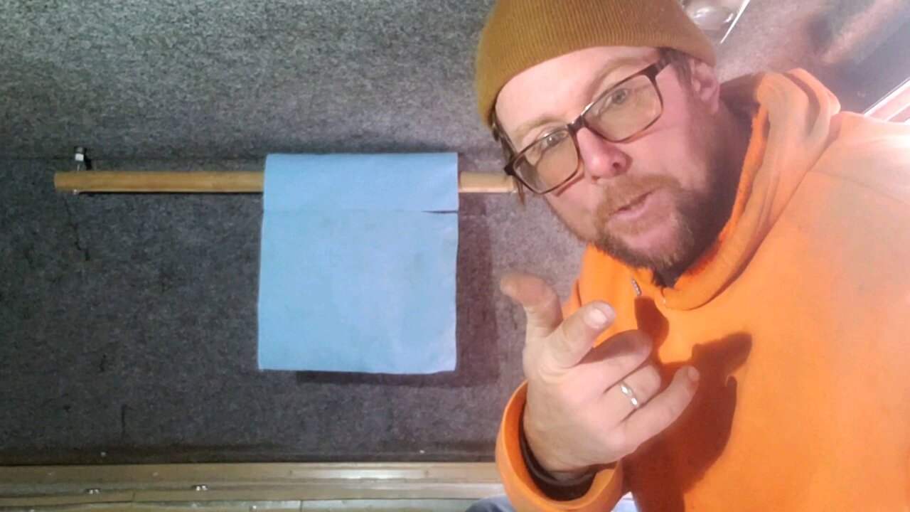 Camper towel bar