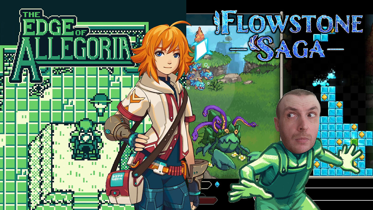 Let's Get A Double Dose Of JRPG With Indie Games The Edge of Allegoria & Flowstone Saga