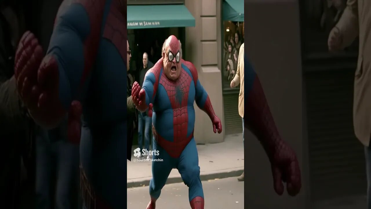 🕷🤣What if Danny Devito was Spider-Man? #aiart #shorts