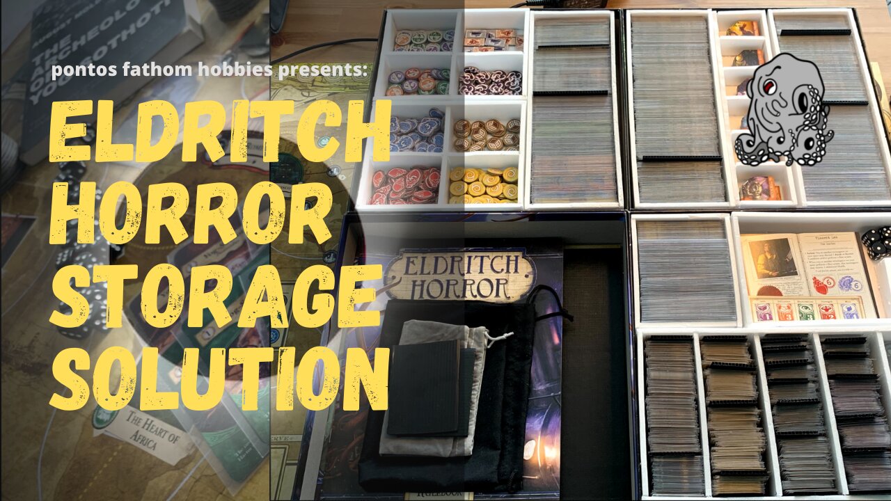 Eldritch Horror Storage Solution for Complete Game + All Expansion